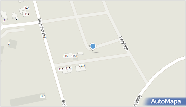 Inowrocław, Szymborska, 115f, mapa Inowrocławia