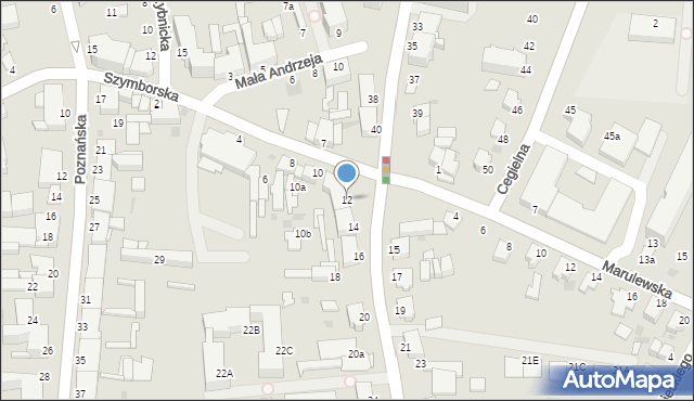 Inowrocław, Szymborska, 12, mapa Inowrocławia