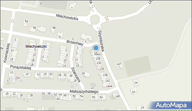 Inowrocław, Szymborska, 126, mapa Inowrocławia