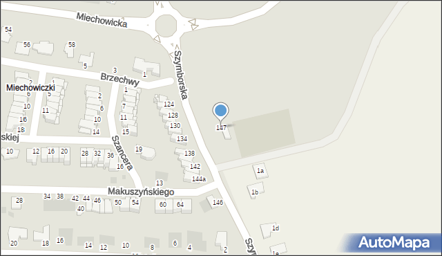 Inowrocław, Szymborska, 147, mapa Inowrocławia