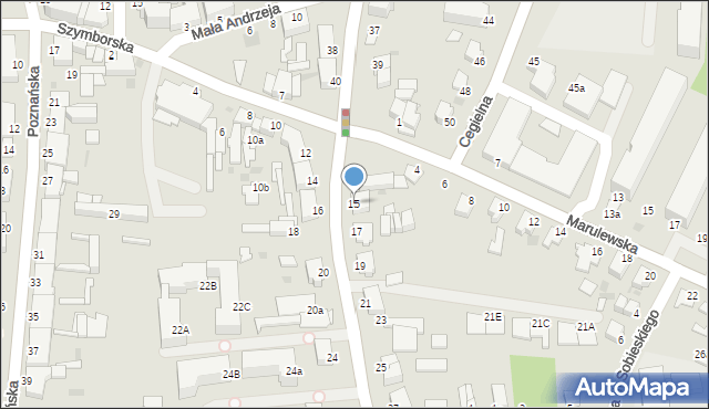 Inowrocław, Szymborska, 15, mapa Inowrocławia