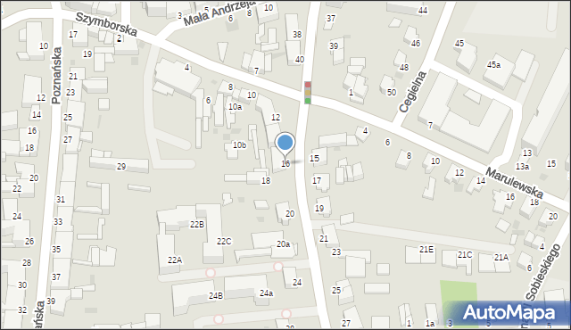 Inowrocław, Szymborska, 16, mapa Inowrocławia