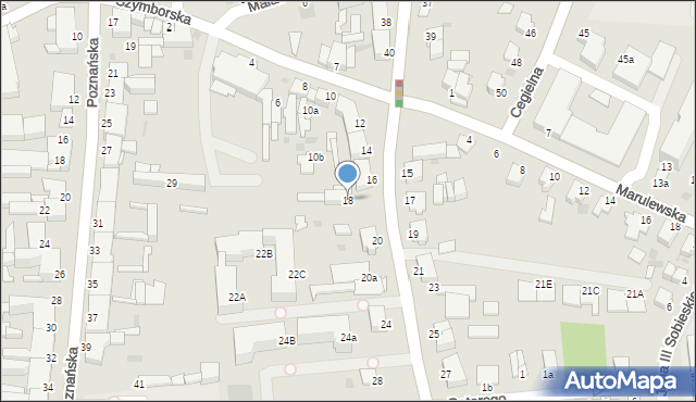 Inowrocław, Szymborska, 18, mapa Inowrocławia