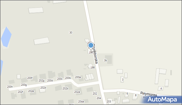 Inowrocław, Szymborska, 196, mapa Inowrocławia