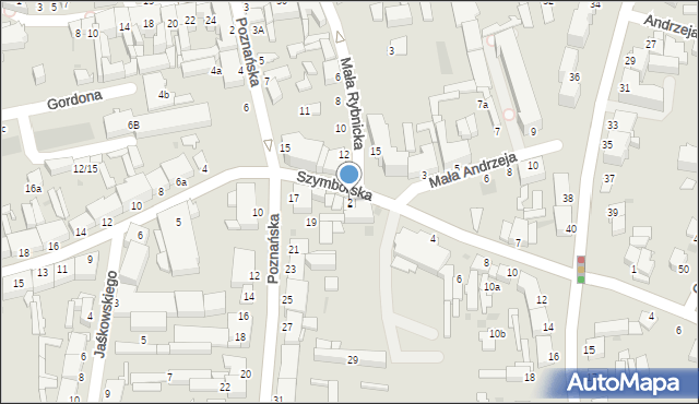 Inowrocław, Szymborska, 2, mapa Inowrocławia