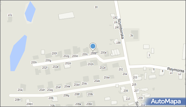 Inowrocław, Szymborska, 200b, mapa Inowrocławia