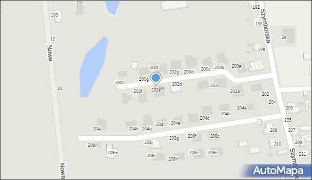 Inowrocław, Szymborska, 202e, mapa Inowrocławia