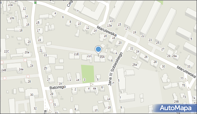 Inowrocław, Szymborska, 21B, mapa Inowrocławia