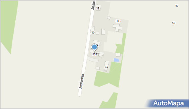 Izabelin, Szkolna, 40B, mapa Izabelin