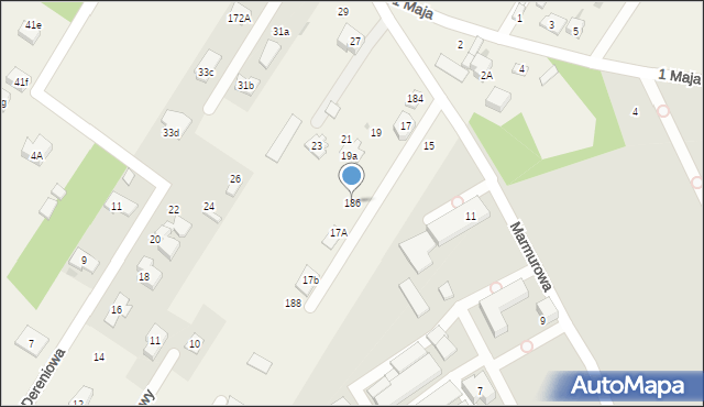 Jabłonna, Szkolna, 186, mapa Jabłonna