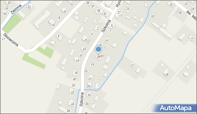 Jaćmierz, Szkolna, 19, mapa Jaćmierz