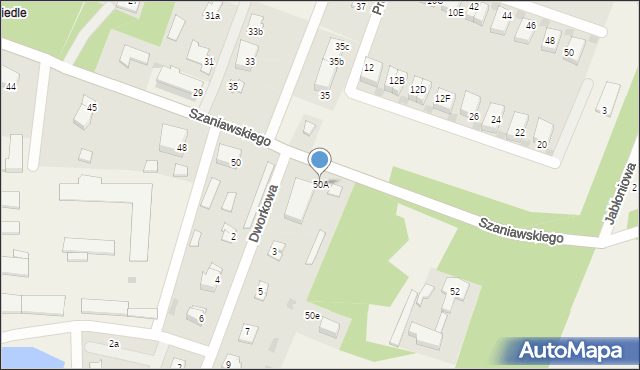 Jadwisin, Szaniawskiego Jerzego, 50A, mapa Jadwisin