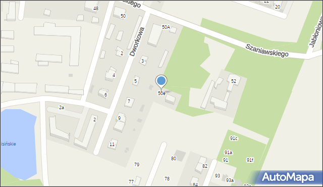 Jadwisin, Szaniawskiego Jerzego, 50e, mapa Jadwisin