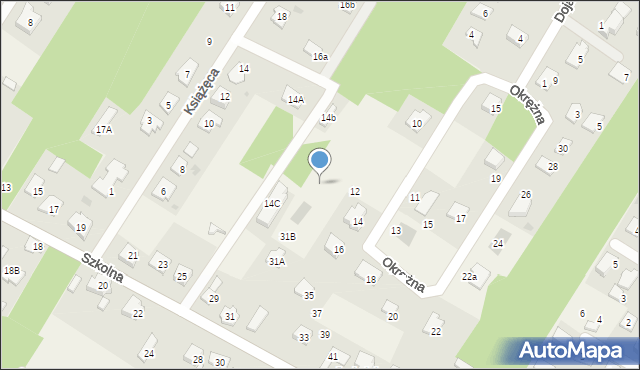 Jadwisin, Szkolna, 31c, mapa Jadwisin