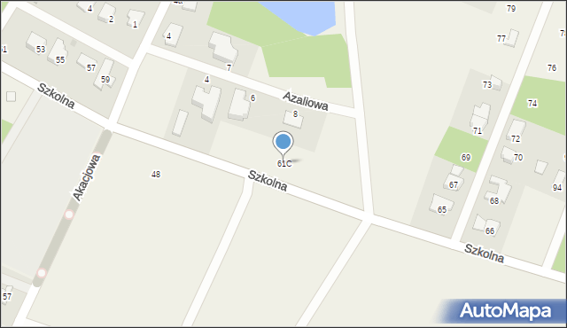 Jadwisin, Szkolna, 61C, mapa Jadwisin