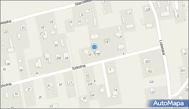 Jakubowice Konińskie, Szkolna, 12, mapa Jakubowice Konińskie