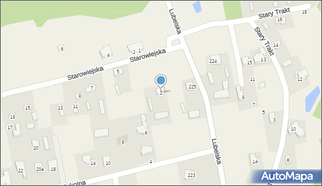 Jakubowice Konińskie, Szkolna, 2, mapa Jakubowice Konińskie