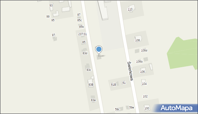 Jakubowice Konińskie, Szkolna, 75a, mapa Jakubowice Konińskie