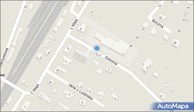 Janikowo, Szkolna, 2a, mapa Janikowo