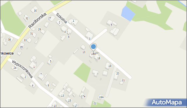 Jankowice, Szkolna, 18A, mapa Jankowice