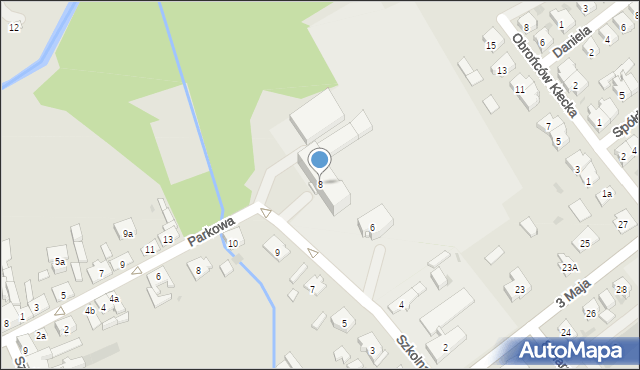 Janowiec Wielkopolski, Szkolna, 8, mapa Janowiec Wielkopolski