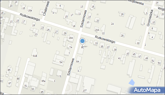 Jasin, Szklarniowa, 6C, mapa Jasin