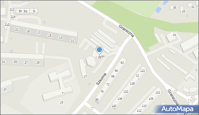 Jastrzębie-Zdrój, Szkolna, 19, mapa Jastrzębie-Zdrój