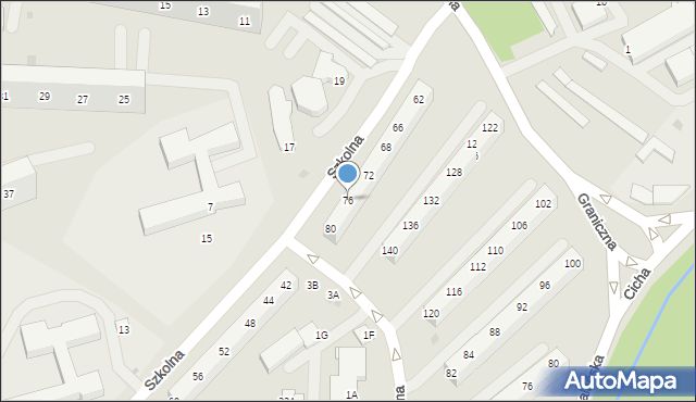 Jastrzębie-Zdrój, Szkolna, 76, mapa Jastrzębie-Zdrój