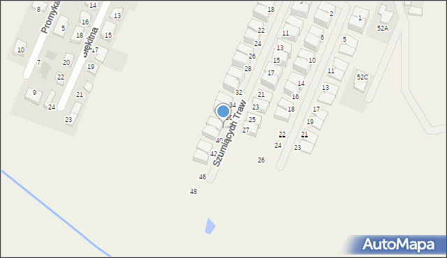 Jaworowa, Szumiących Traw, 38, mapa Jaworowa