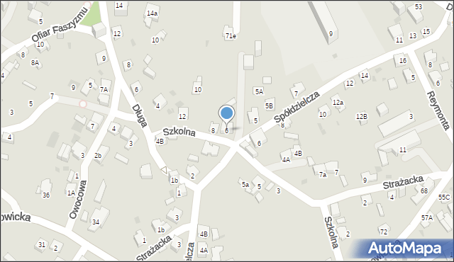 Jaworzno, Szkolna, 6, mapa Jaworzno