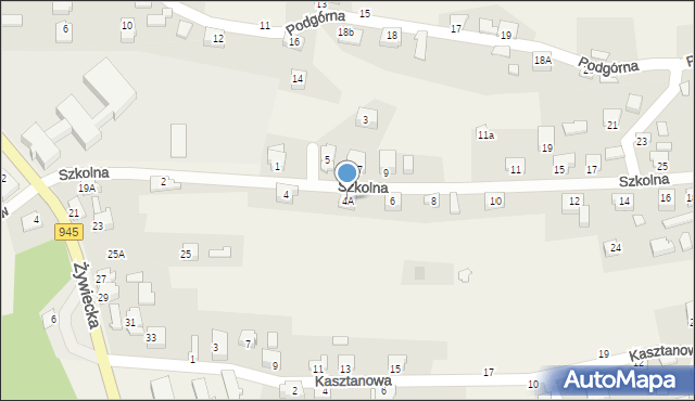 Jeleśnia, Szkolna, 4A, mapa Jeleśnia