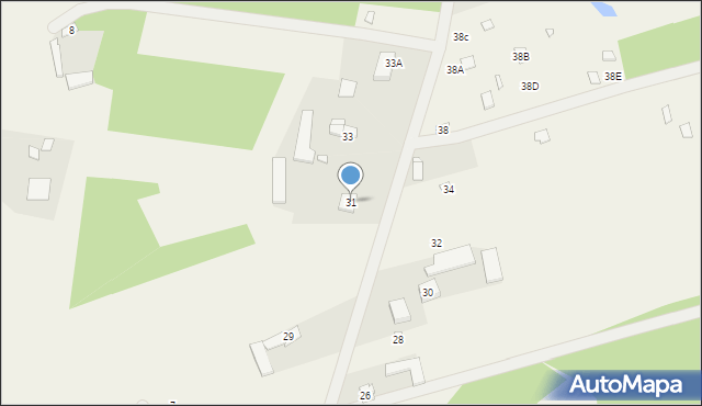 Jeruzal, Szkolna, 31, mapa Jeruzal