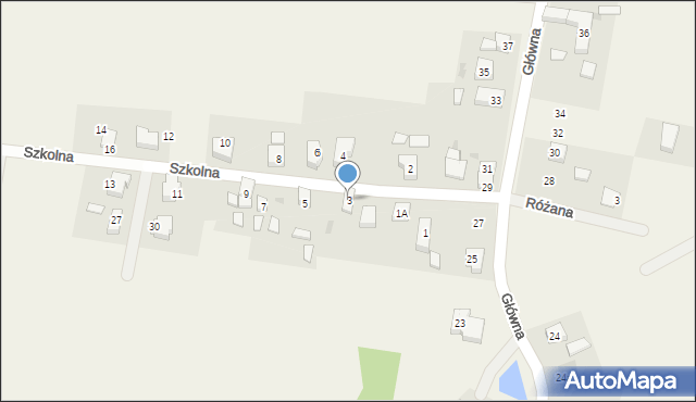 Jeszkowice, Szkolna, 3, mapa Jeszkowice