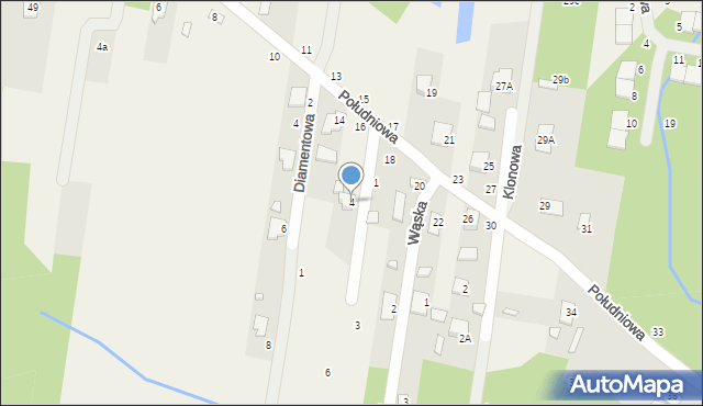 Jeziórko, Szafirowa, 4, mapa Jeziórko