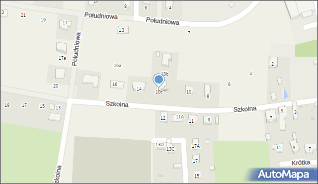 Jeżów Sudecki, Szkolna, 10c, mapa Jeżów Sudecki