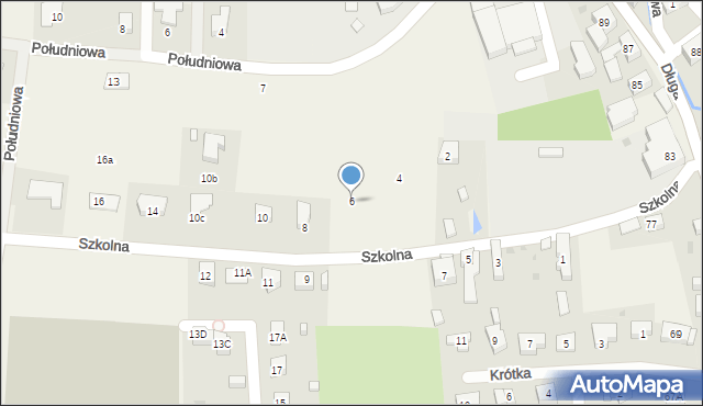 Jeżów Sudecki, Szkolna, 6, mapa Jeżów Sudecki