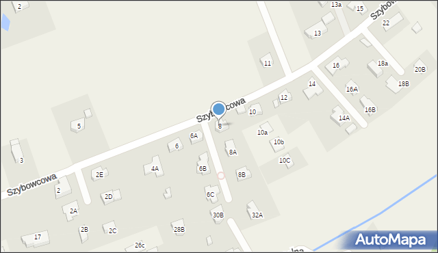 Jeżów Sudecki, Szybowcowa, 8, mapa Jeżów Sudecki