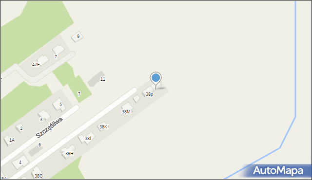 Józefów, Szkolna, 38r, mapa Józefów