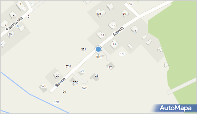 Józefów, Szkolna, 57H, mapa Józefów