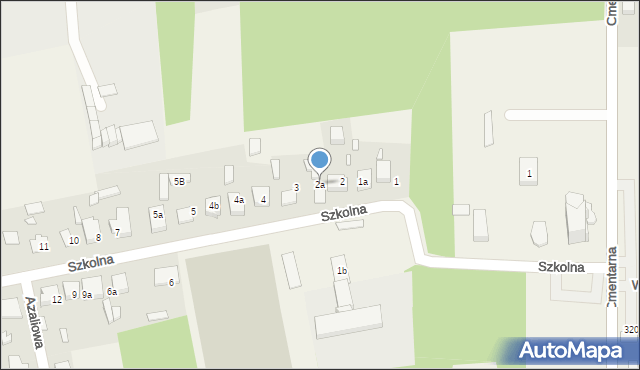 Kalej, Szkolna, 2a, mapa Kalej