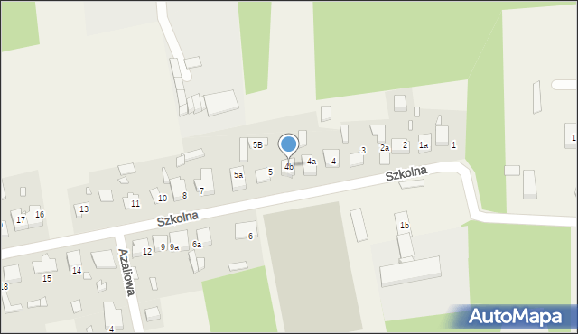 Kalej, Szkolna, 4b, mapa Kalej