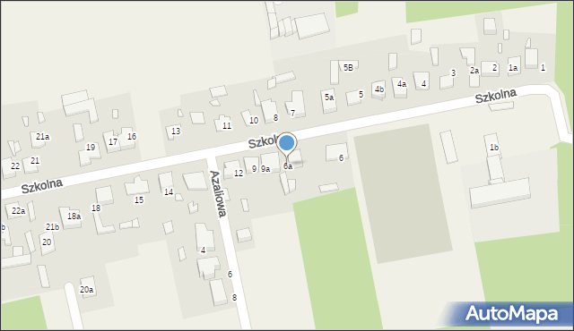 Kalej, Szkolna, 6a, mapa Kalej