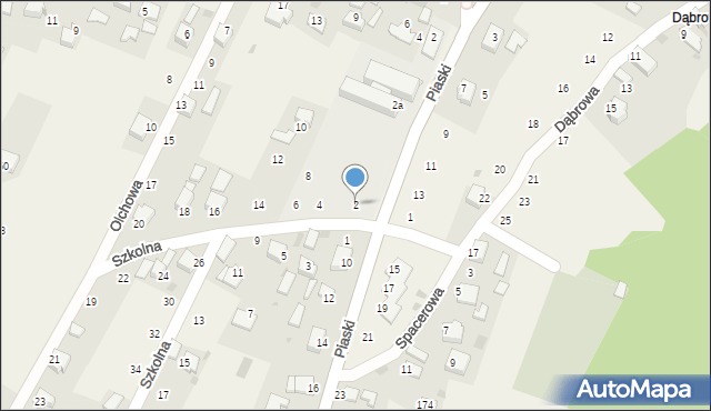 Kamień, Szkolna, 2, mapa Kamień