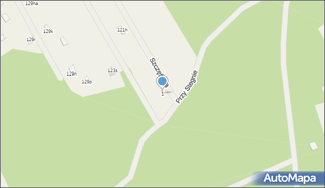 Kamieńczyk, Szczęśliwa, 1, mapa Kamieńczyk