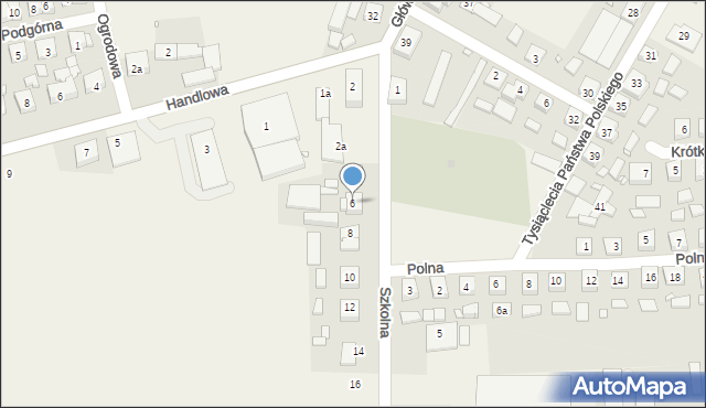 Kamieniec, Szkolna, 6, mapa Kamieniec