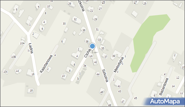 Kamieniec Wrocławski, Szkolna, 40, mapa Kamieniec Wrocławski