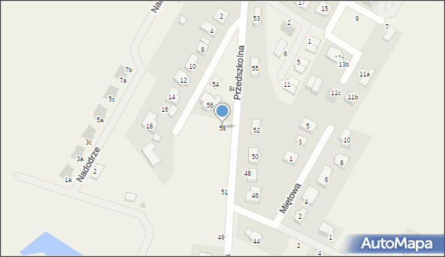 Kamieniec Wrocławski, Szkolna, 58, mapa Kamieniec Wrocławski