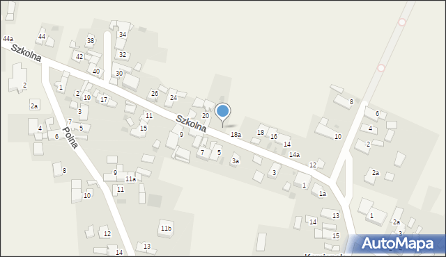 Kamionek, Szkolna, 18b, mapa Kamionek