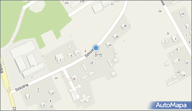 Karczmiska Pierwsze, Szkolna, 20, mapa Karczmiska Pierwsze
