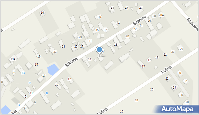 Karczów, Szkolna, 16a, mapa Karczów